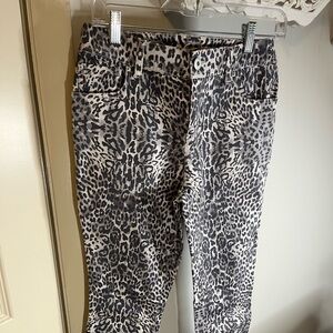 INC International Concepts Animal Print Jeans